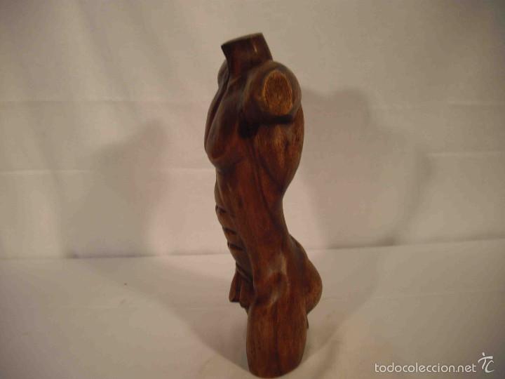 Artesan&iacute;a: FIG. MADERA TORSO HOMBRE 32 - Foto 2