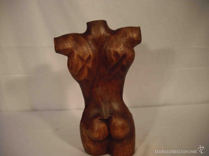 Artesan&iacute;a: FIG. MADERA TORSO HOMBRE 32 - Foto 4