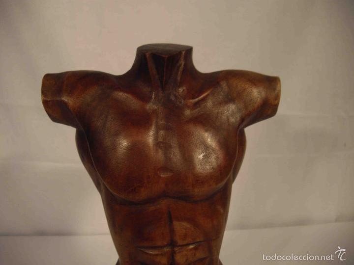 Artesan&iacute;a: FIG. MADERA TORSO HOMBRE 32 - Foto 5