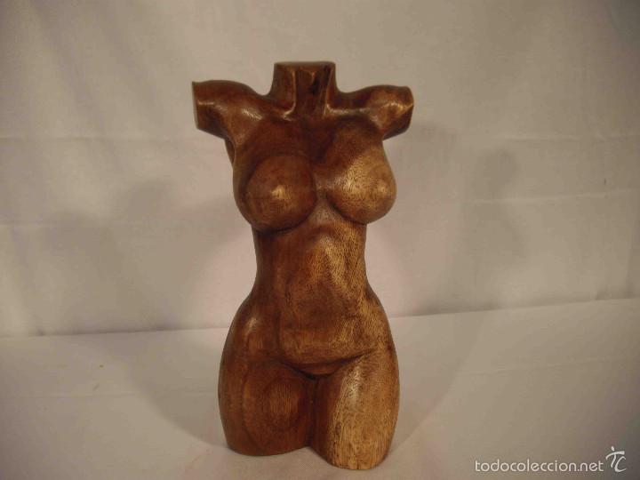 Artesan&iacute;a: FIG. MADERA TORSO MUJER 31 - Foto 1