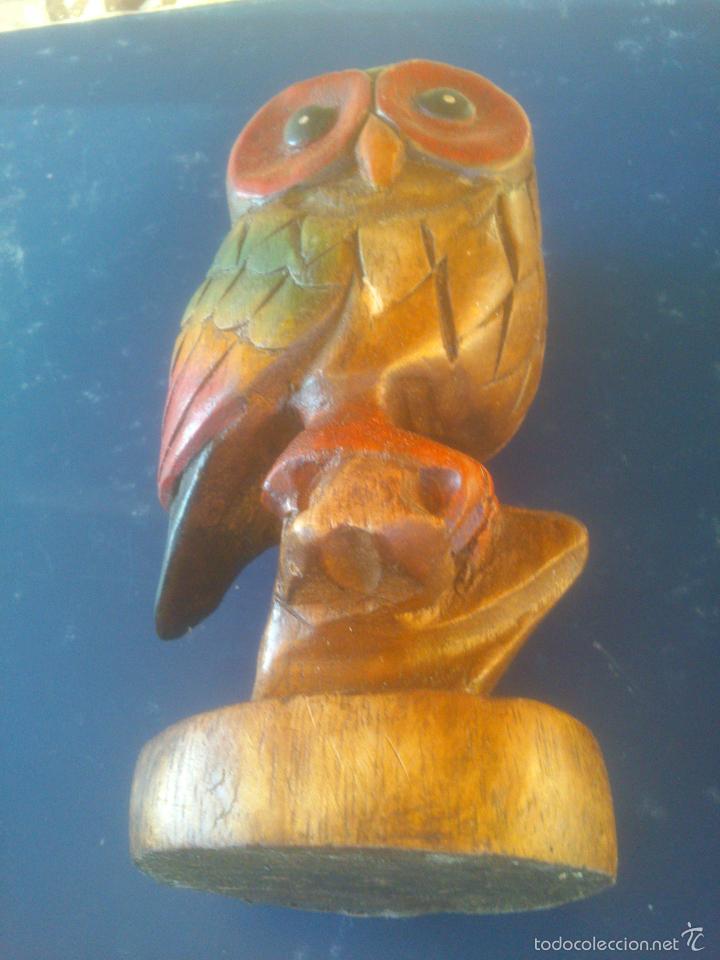 Artesan&iacute;a: buho de madera tallado - Foto 3