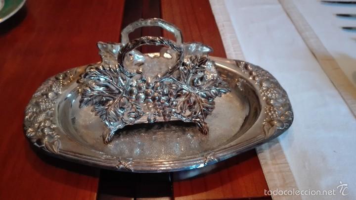 Artesan&iacute;a: Servilletero de plata y bandeja - Foto 1