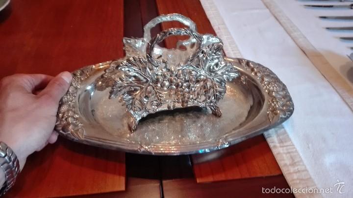 Artesan&iacute;a: Servilletero de plata y bandeja - Foto 4