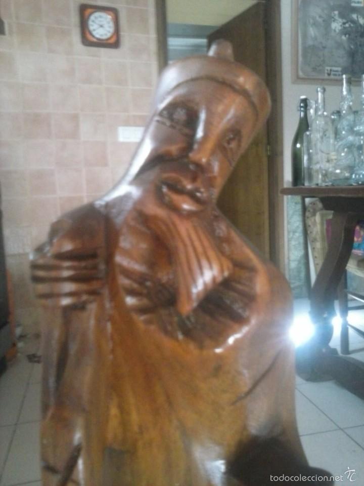 Artesan&iacute;a: FIGURA ORIENTAL DE MADERA. - Foto 2