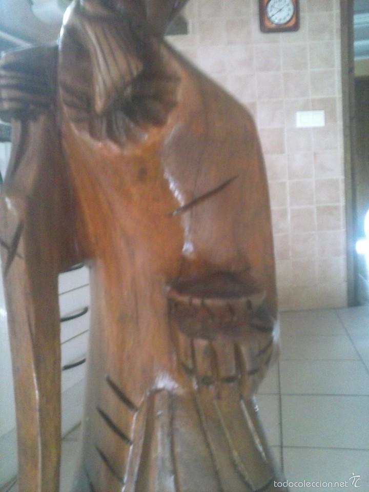 Artesan&iacute;a: FIGURA ORIENTAL DE MADERA. - Foto 4