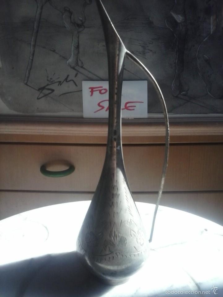 Artesan&iacute;a: JARRON DE METAL - INDIA. - Foto 1