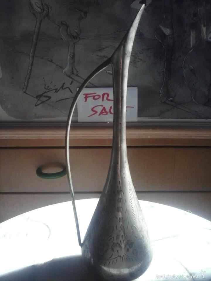 Artesan&iacute;a: JARRON DE METAL - INDIA. - Foto 2