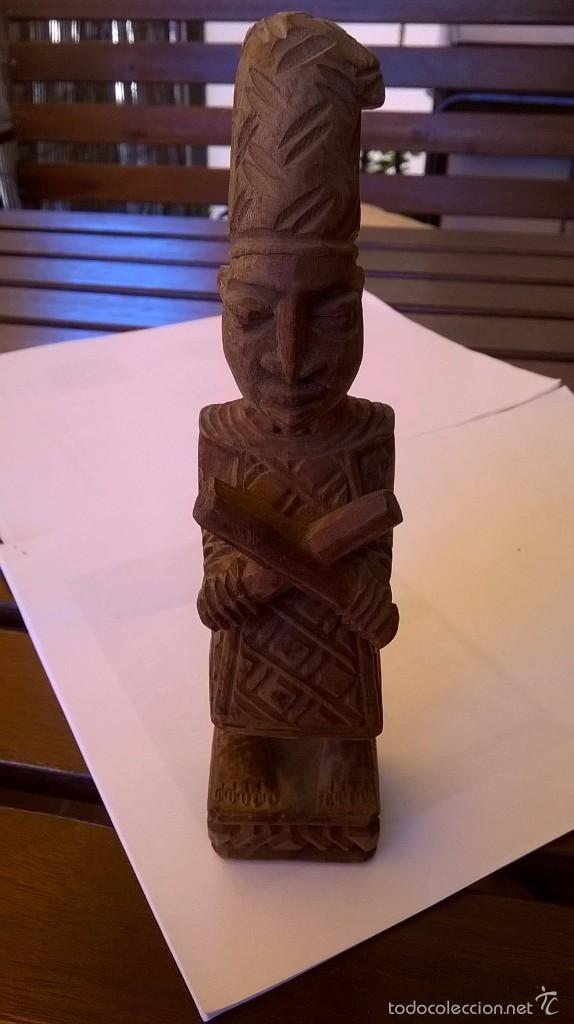 Artesan&iacute;a: FIGURA MADERA - HISPANOAMERICANA - Foto 1