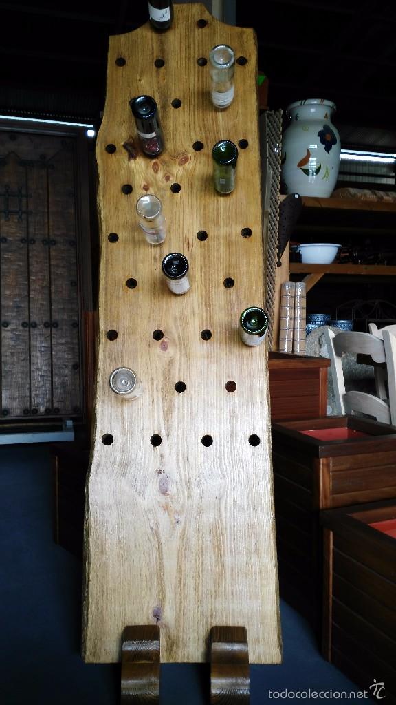 Artesan&iacute;a: Botellero grande madera - Foto 1