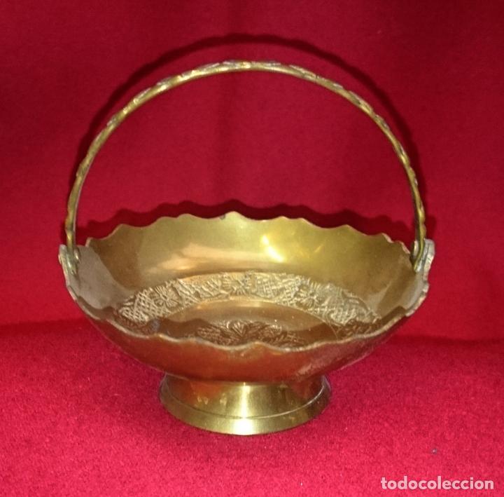Artesan&iacute;a: Mini cesta de metal - Foto 1