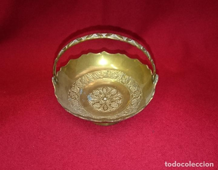 Artesan&iacute;a: Mini cesta de metal - Foto 2