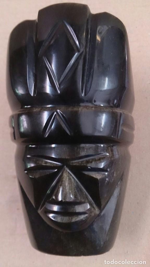 Artesan&iacute;a: Pieza de obsididana, cabeza - Foto 1