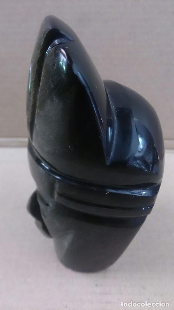 Artesan&iacute;a: Pieza de obsididana, cabeza - Foto 3
