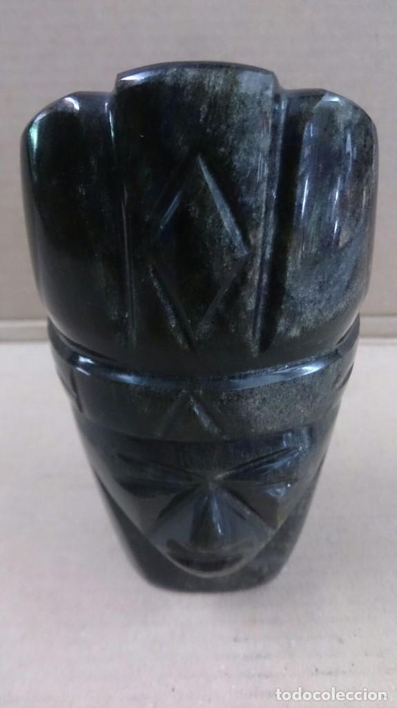 Artesan&iacute;a: Pieza de obsididana, cabeza - Foto 4