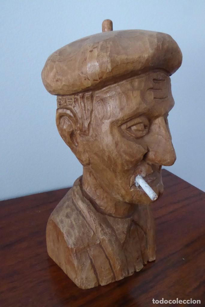 Artesan&iacute;a: BUSTO DE MADERA - Foto 2