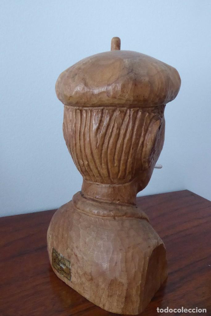 Artesan&iacute;a: BUSTO DE MADERA - Foto 3