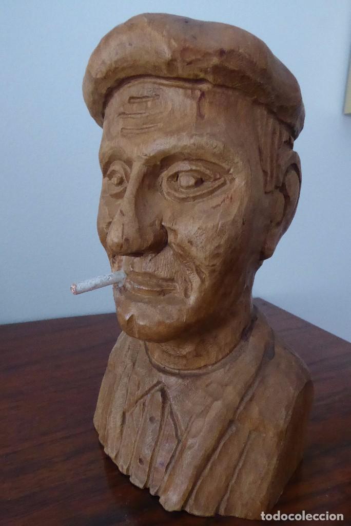 Artesan&iacute;a: BUSTO DE MADERA - Foto 5