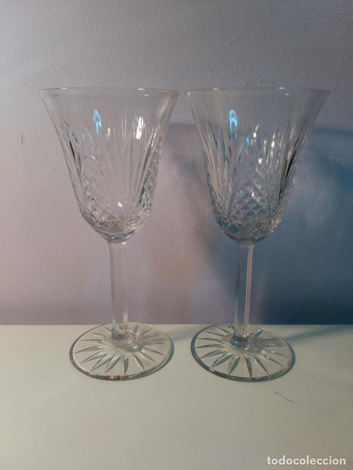 Artesan&iacute;a: Dos Copas de Cristal labrado. - Foto 2