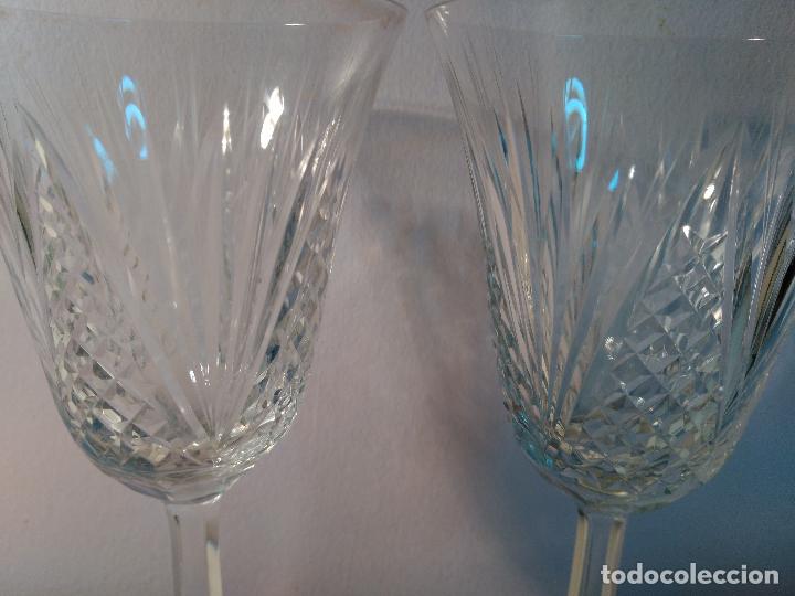 Artesan&iacute;a: Dos Copas de Cristal labrado. - Foto 3