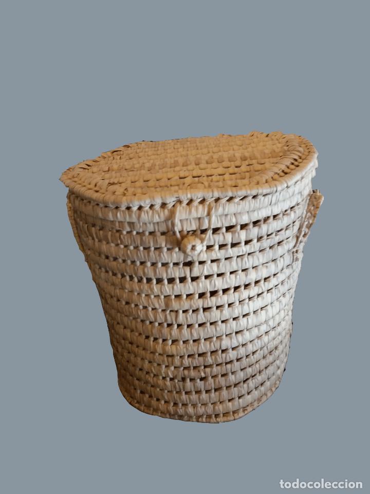 Artesan&iacute;a: Cesta de rafia nueva - Foto 2