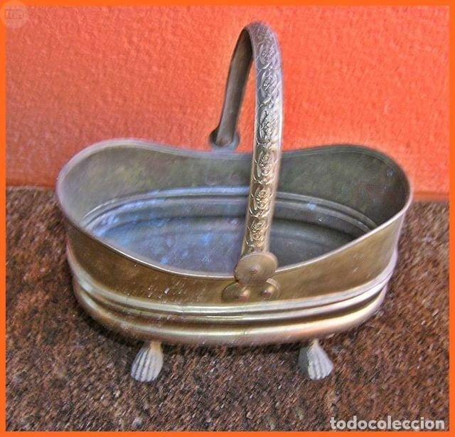 Artesan&iacute;a: CESTO DE LAT&Oacute;N CON ASA - Foto 1