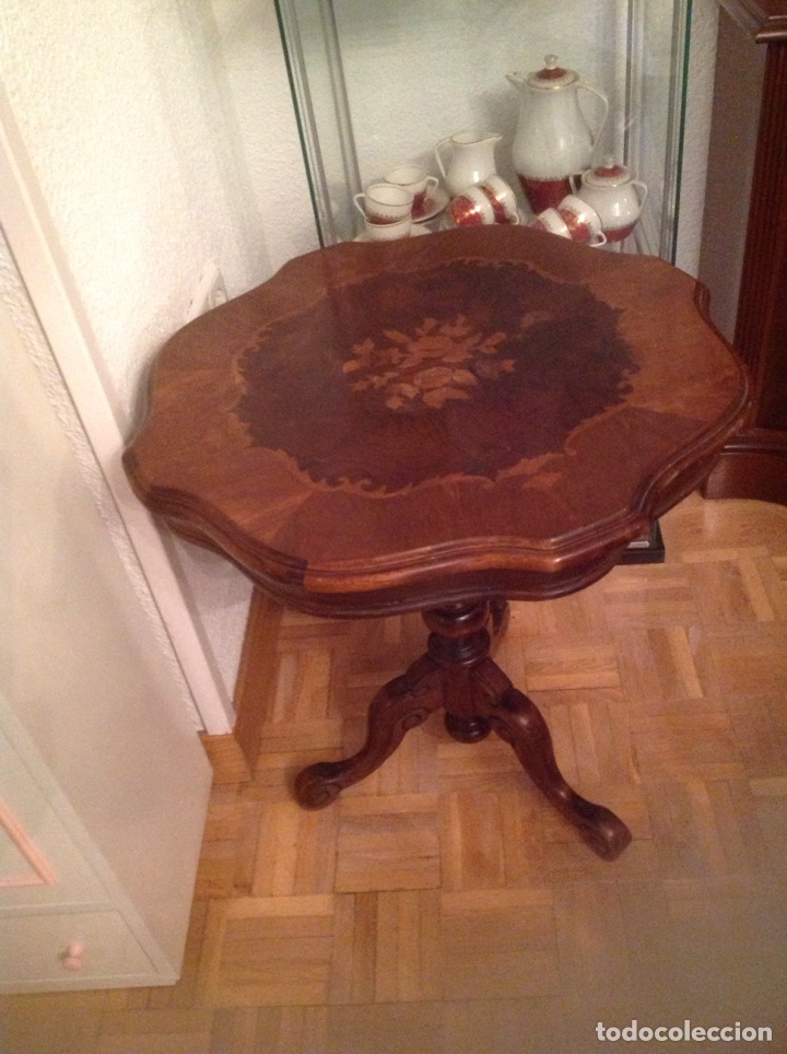 Artesan&iacute;a: Mesa de madera tarareada - Foto 1