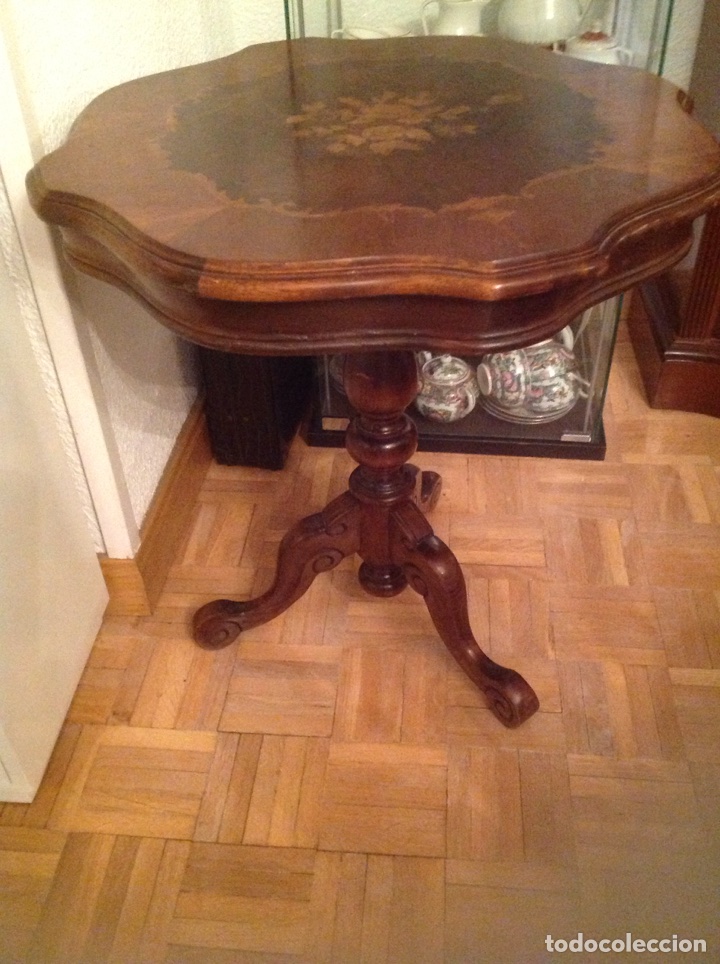 Artesan&iacute;a: Mesa de madera tarareada - Foto 2