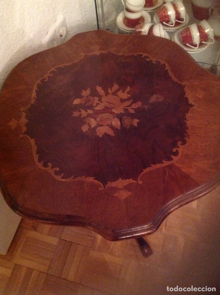 Artesan&iacute;a: Mesa de madera tarareada - Foto 5