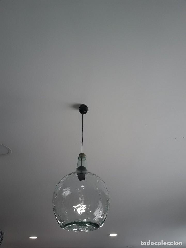 Artesan&iacute;a: Lampara Damajuana Techo - Foto 2
