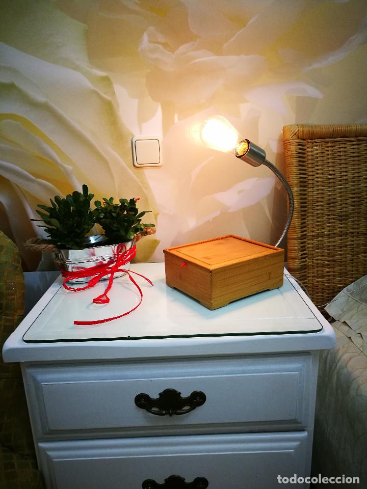 Artesan&iacute;a: Lampara de mesa caja Bamb&uacute; - Foto 2