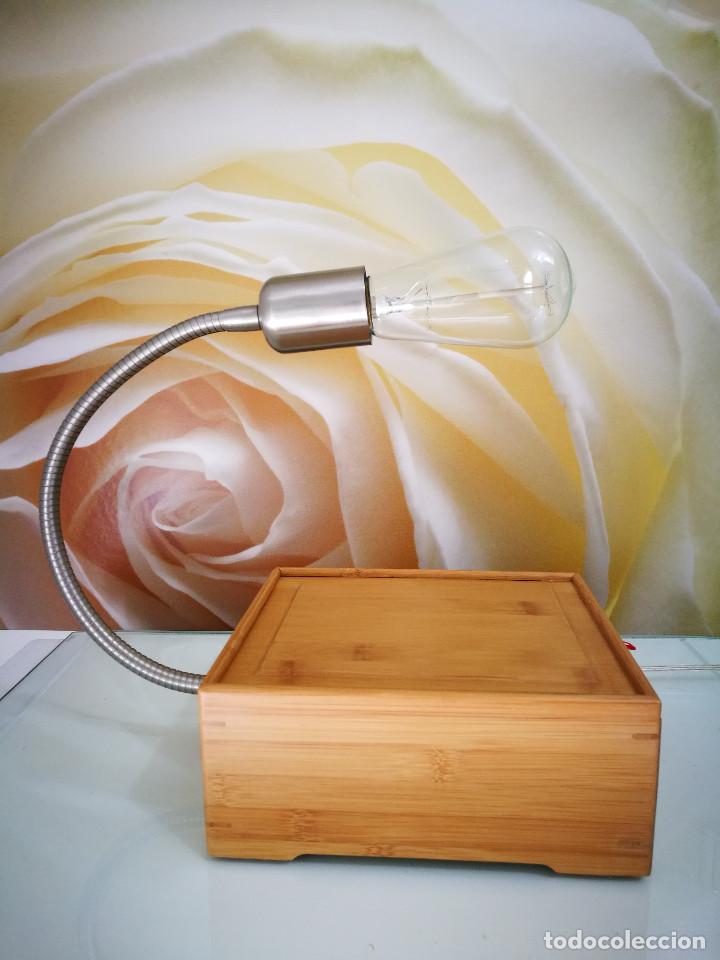 Artesan&iacute;a: Lampara de mesa caja Bamb&uacute; - Foto 3