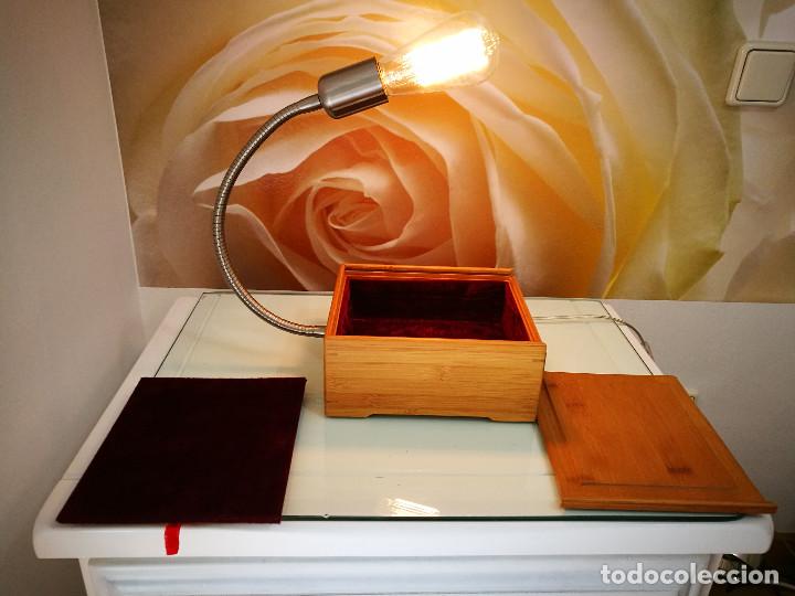 Artesan&iacute;a: Lampara de mesa caja Bamb&uacute; - Foto 5