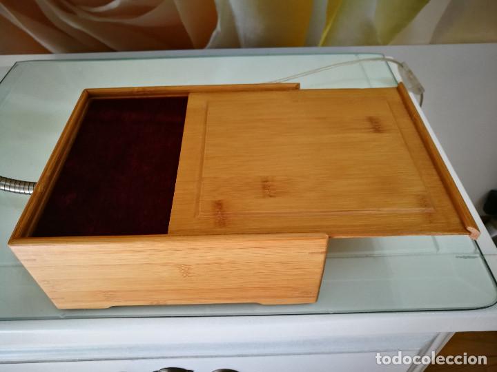 Artesan&iacute;a: Lampara de mesa caja Bamb&uacute; - Foto 8