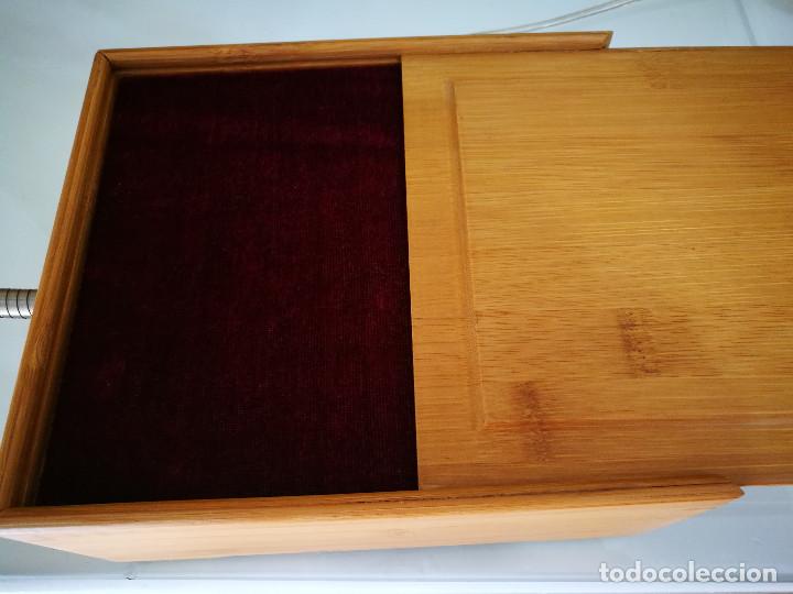 Artesan&iacute;a: Lampara de mesa caja Bamb&uacute; - Foto 10