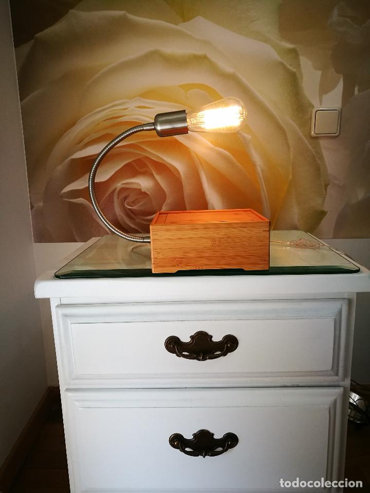 Artesan&iacute;a: Lampara de mesa caja Bamb&uacute; - Foto 16
