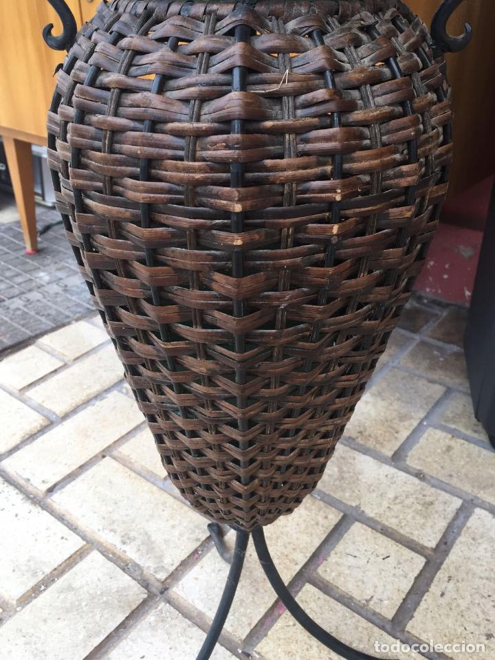 Artesan&iacute;a: JARRON FORJA Y MIMBRE - Foto 5