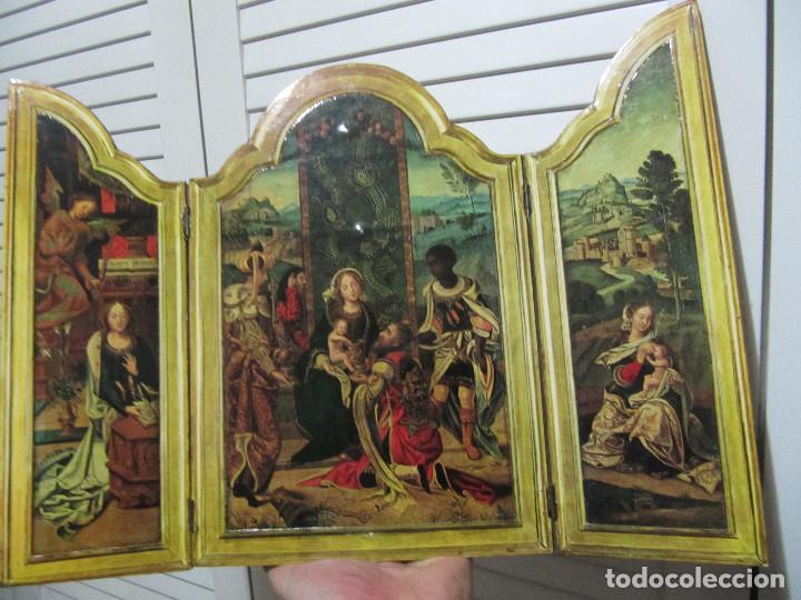 Artesan&iacute;a: Tr&iacute;ptico - lamina sobre tabla - Foto 2