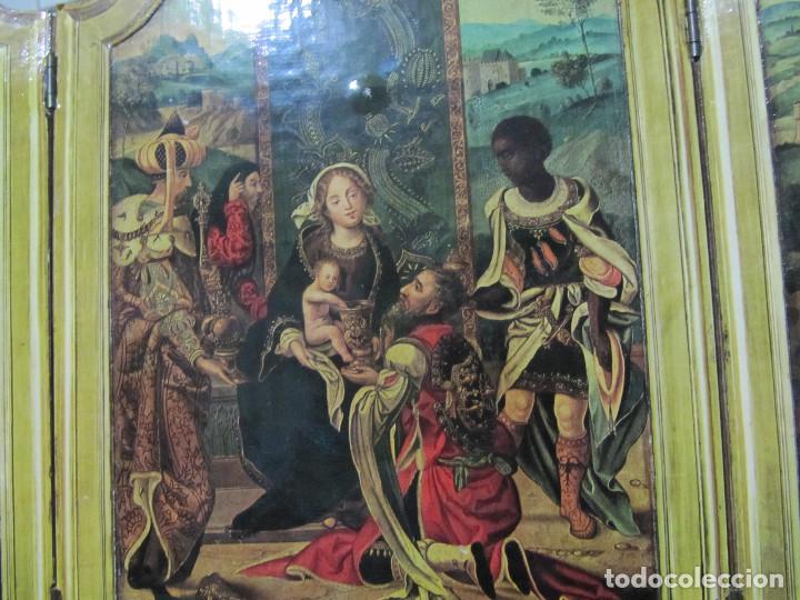 Artesan&iacute;a: Tr&iacute;ptico - lamina sobre tabla - Foto 4