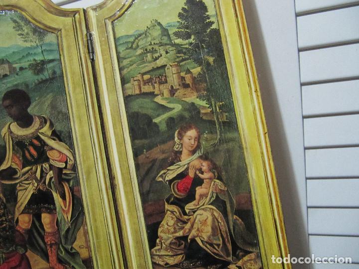 Artesan&iacute;a: Tr&iacute;ptico - lamina sobre tabla - Foto 6