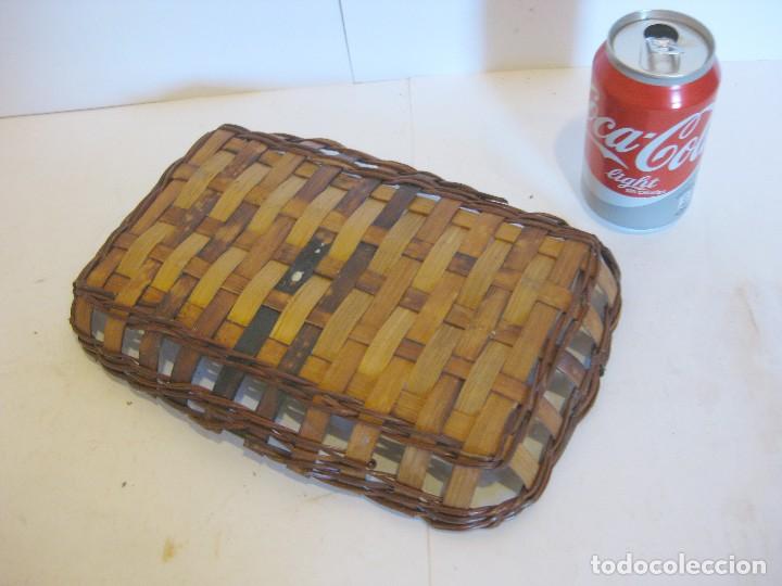 Artesan&iacute;a: BANDEJA DE MIMBRE Y CA&Ntilde;A - Foto 2