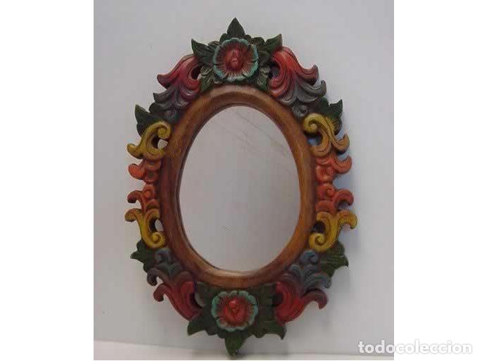 Artesan&iacute;a: ESPEJO EN MADERA TALLADA - Foto 1