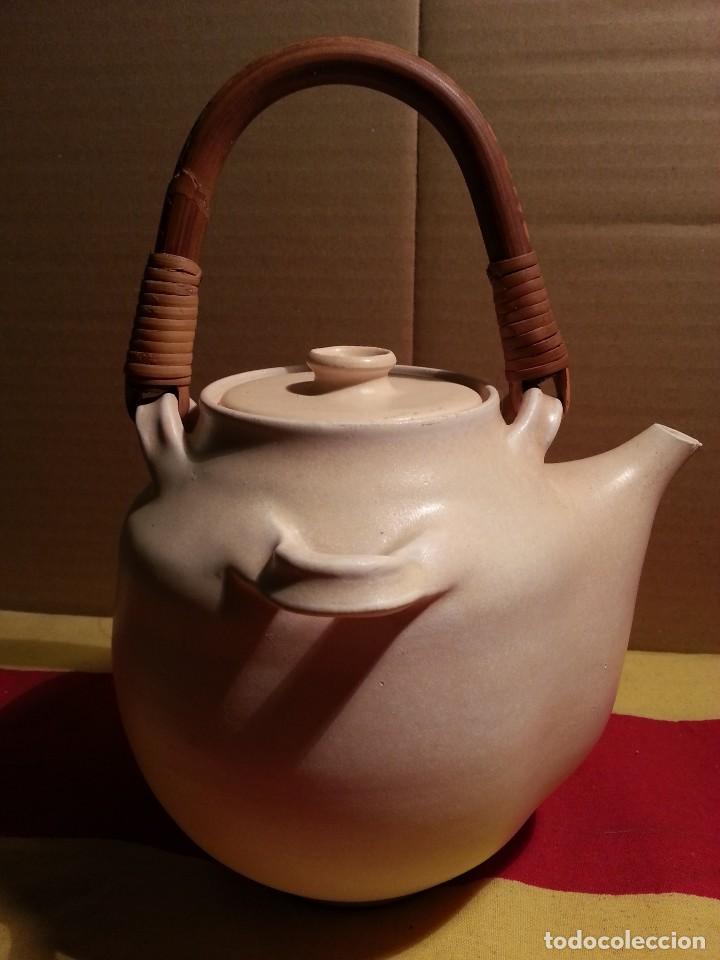 Artesan&iacute;a: CAFETERA / TETERA DE CERAMICA . - Foto 3
