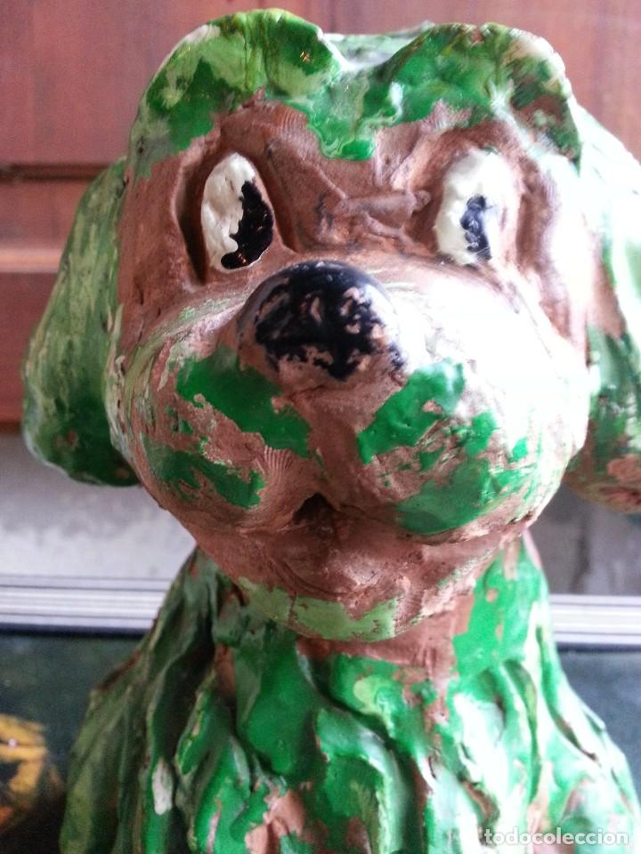 Artesan&iacute;a: PERRO VERDE - ARCILLA . - Foto 3