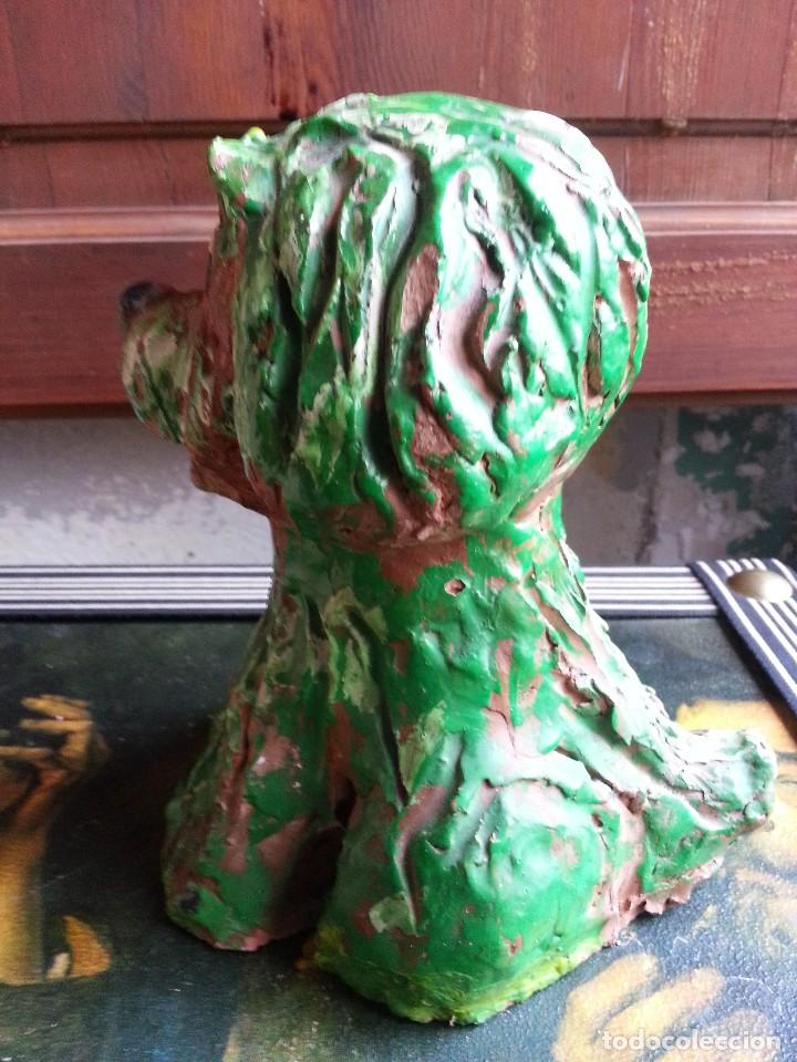 Artesan&iacute;a: PERRO VERDE - ARCILLA . - Foto 4