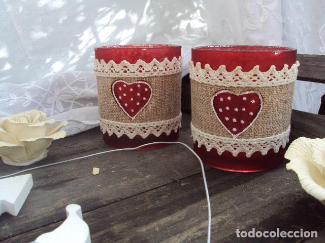 Artesan&iacute;a: 2 portavelas - Foto 1