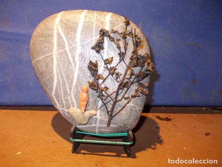 Artesan&iacute;a: piedra con adan solo - Foto 1