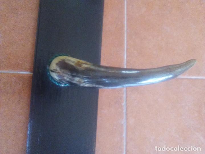 Artesan&iacute;a: Percha de asta de toro - Foto 3
