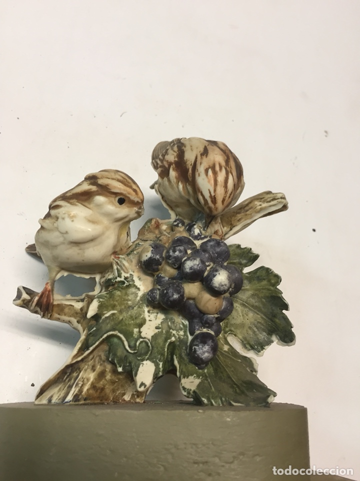 Artesan&iacute;a: P&aacute;jaros comiendo uvas - Foto 1