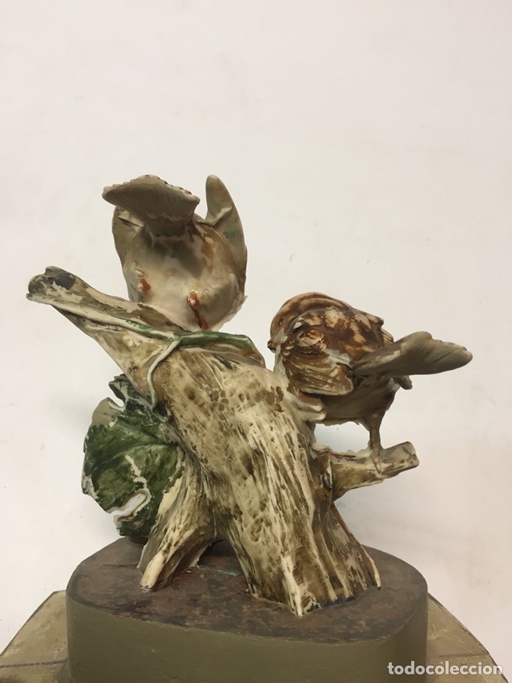 Artesan&iacute;a: P&aacute;jaros comiendo uvas - Foto 4