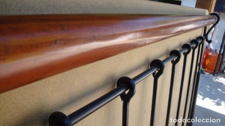 Artesan&iacute;a: CABECERO DE FORJA CON MADERA - Foto 2